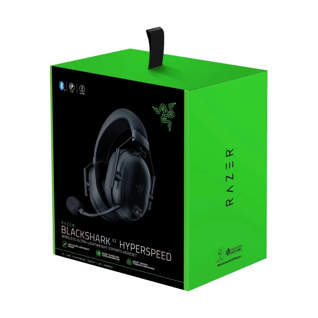 Audifonos Inalambricos Razer BlackShark v2 Hyerspeed