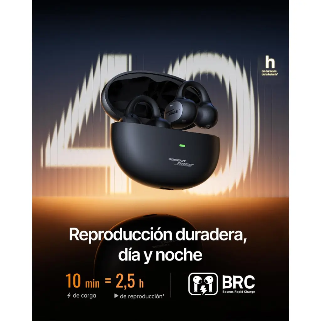 Audifonos Baseus Inspire XC1 Sound by Bose - Negros