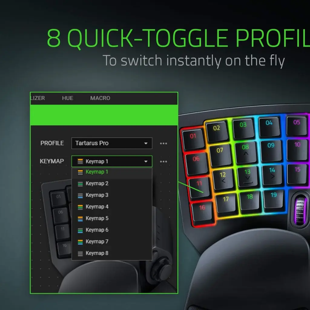 Teclado Keypad Razer Tartarus Pro Chroma Black