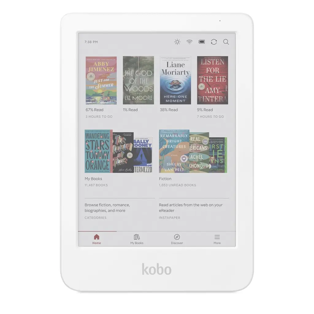 E-Reader Kobo Clara Colour 16Gb 6" - Blanco