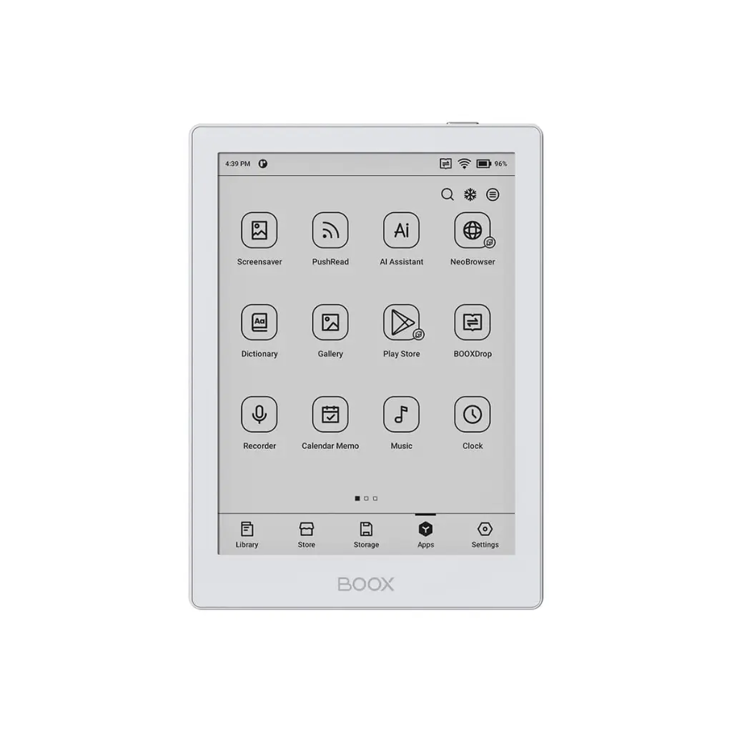 E-Reader Onyx Boox Go 6 2Gb 32Gb 6" Android 11 - Blanco