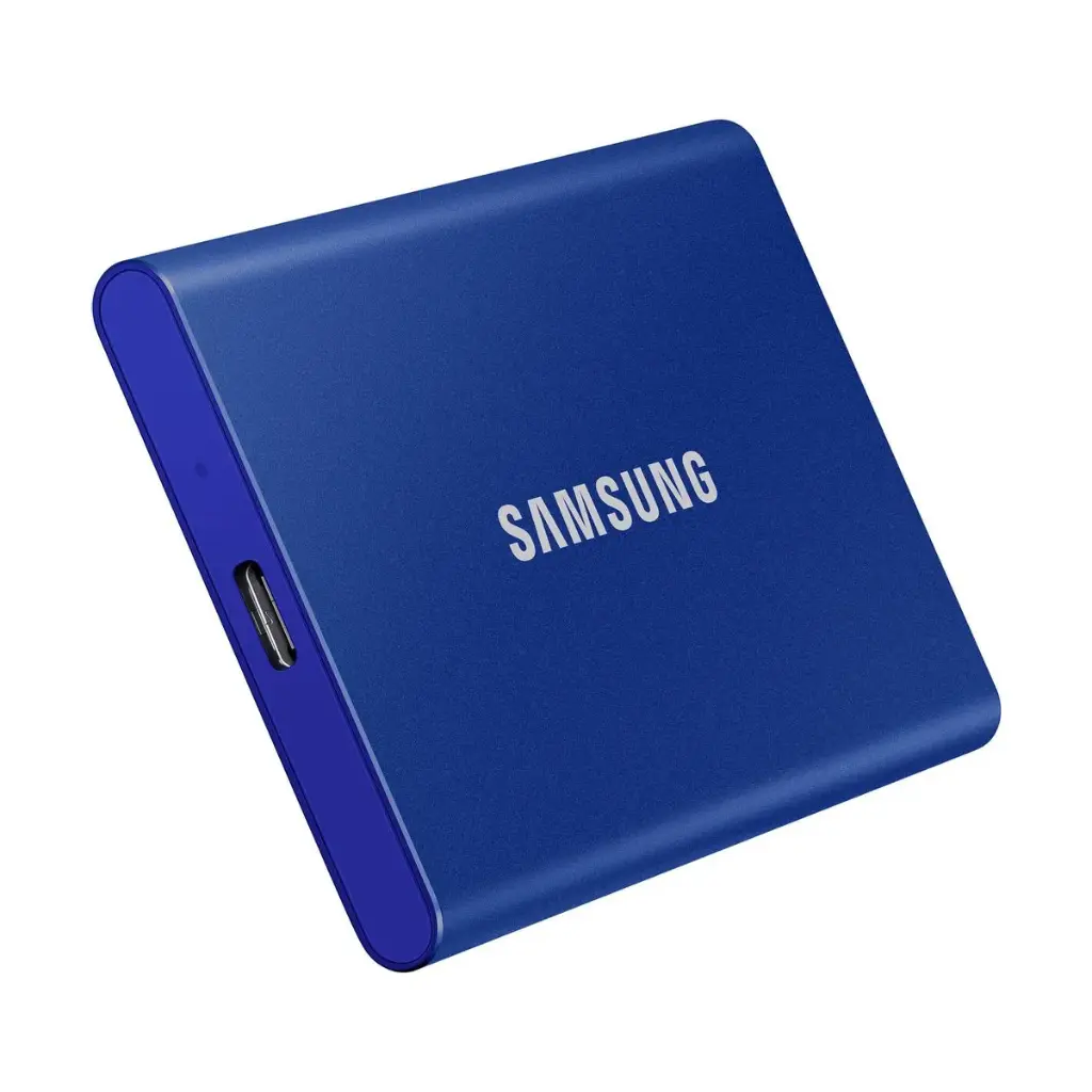 Disco Solido Externo Samsung T7 2Tb USB 3.2 Gen 2 1050MB/s - Azul