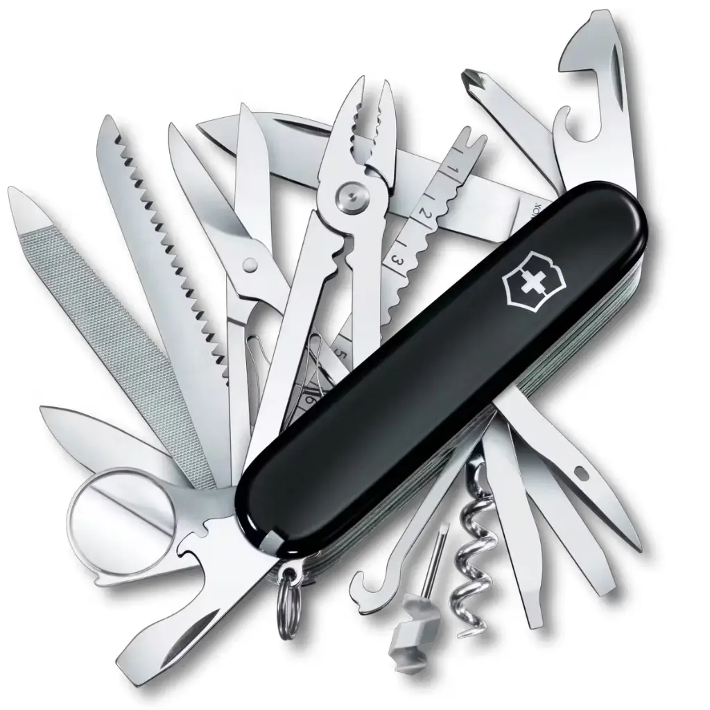 Navaja Suiza Victorinox Swiss Champ - 1.6795.3 - Negra *Distribuidor Autorizado*