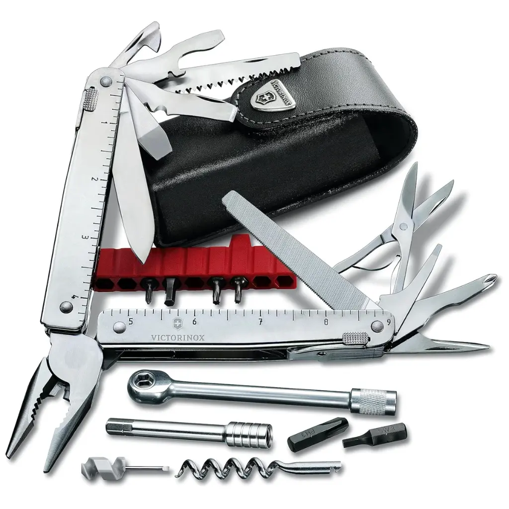 Navaja Suiza Victorinox SwissTool X Plus Ratchet + Accesorios + Estuche - 3.0339.L *Distribuidor Autorizado*