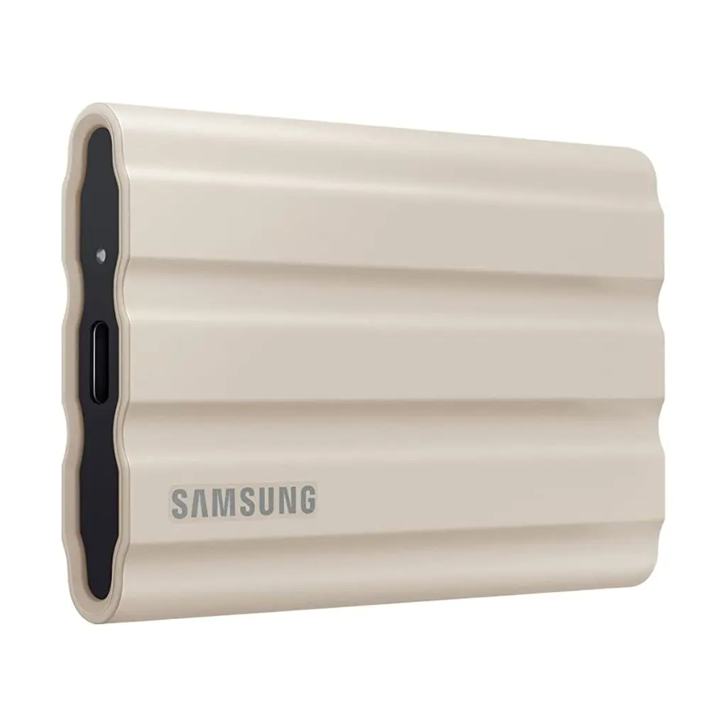 Disco Solido Externo Samsung T7 Shield 2Tb USB 3.2 Gen 2 1050MB/s - Beige
