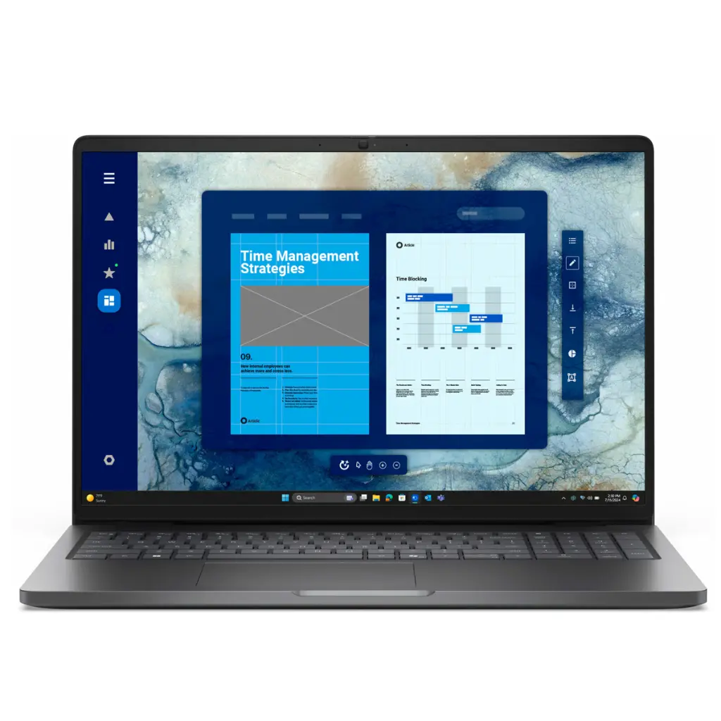 Laptop Dell Pro 16 PC16250 16.0" FHD Core 5-120U 16Gb DDR5 5200mhz 256Gb - R 