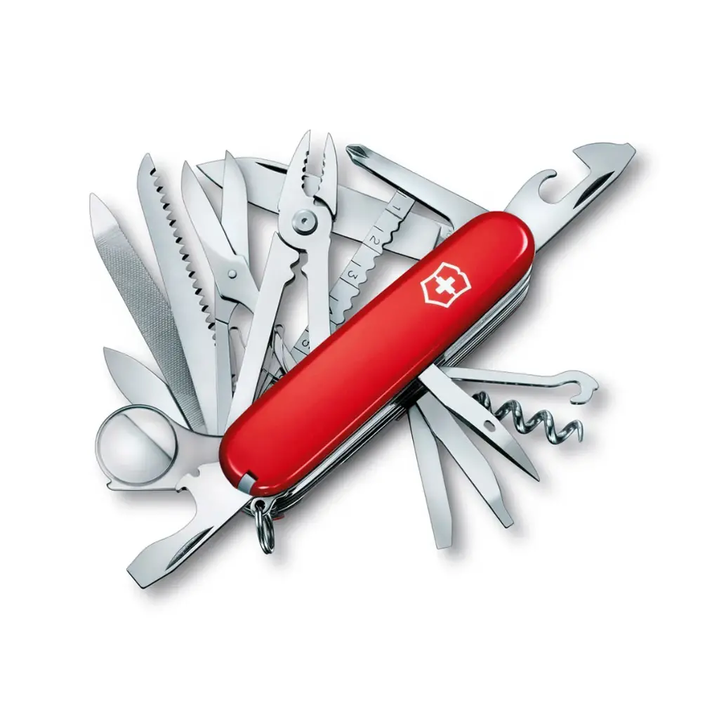 Navaja Suiza Victorinox Swiss Champ - 1.6795 - Rojo *Distribuidor Autorizado*