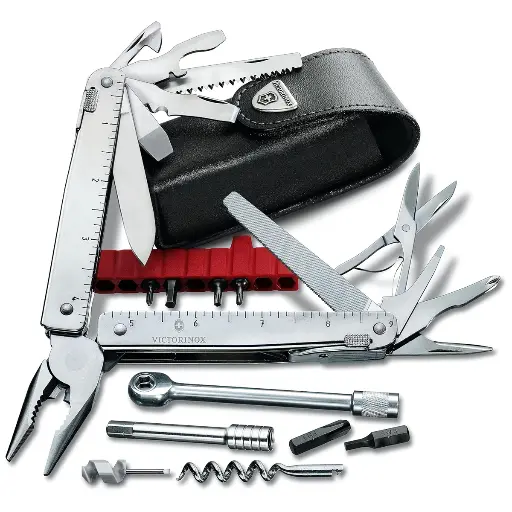 Navaja Suiza Victorinox SwissTool X Plus Ratchet + Accesorios + Estuche - 3.0339.L *Distribuidor Autorizado*